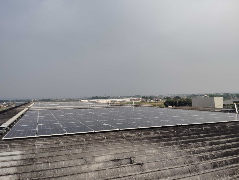 群馬県の工場様｜太陽光発電設備 DC 635.78kWの施工写真