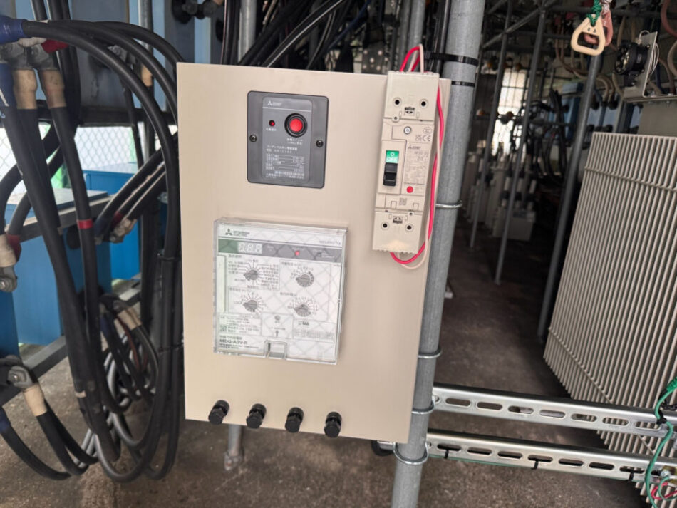 保護継電器まわりの工事記録