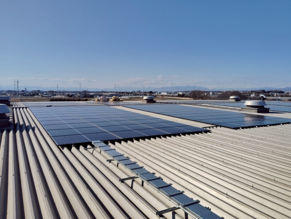 群馬県の工場様｜太陽光発電設備 DC202.245kWの施工写真