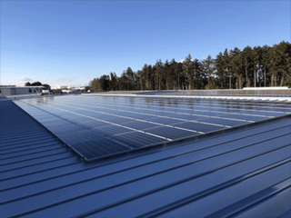 茨城県工場に自家消費型太陽光発電を施工